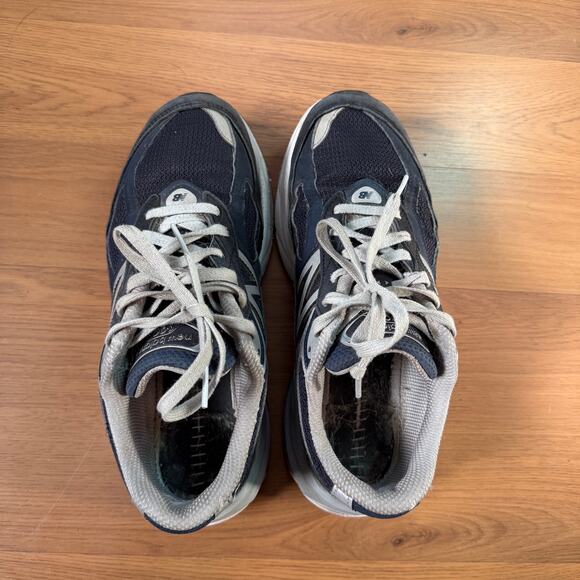 Women's New Balance 990 Navy Blue Gray Made in the USA Sneakers Shoes Sz 8.5 - Picture 5 of 7